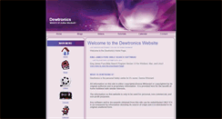 Desktop Screenshot of dewtronics.com